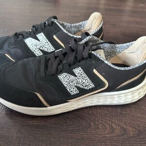 New Balance X-70 'Black Leopard Sneakers